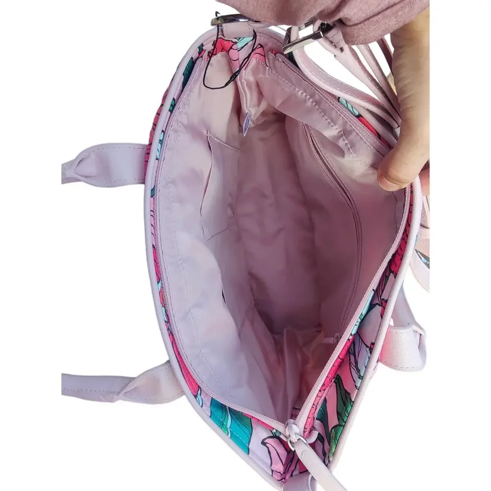 Copied -  Pink Floral Tote  by Vera Bradley NWT